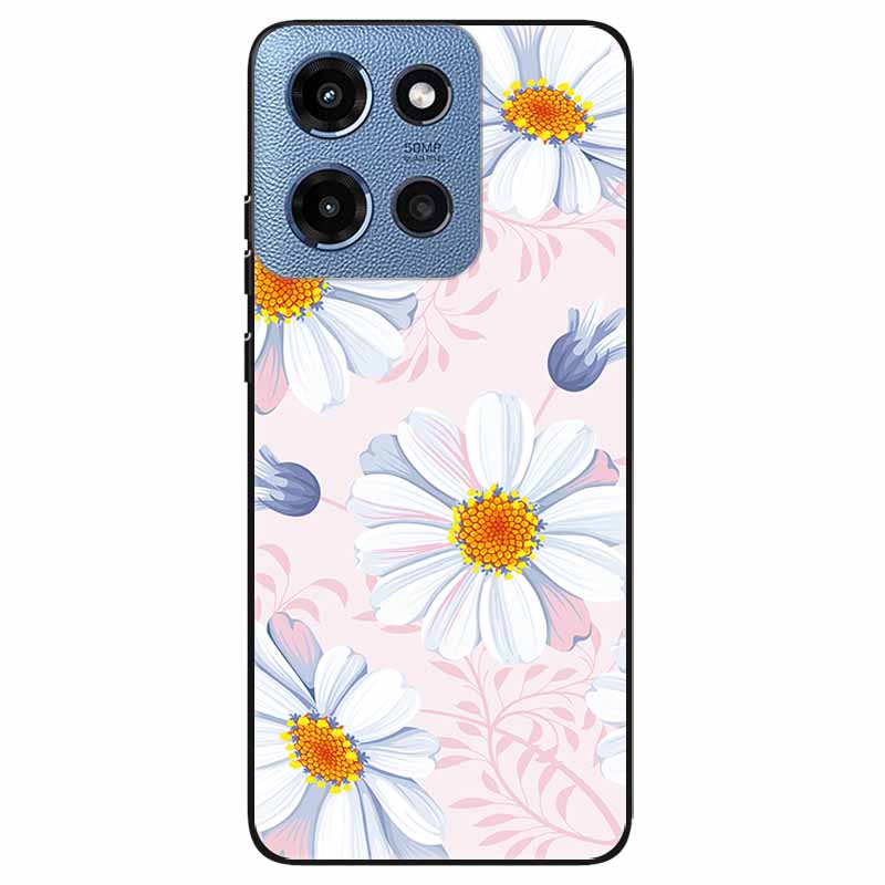 Phone Cases for Moto G 2025 5G Case Flowers Printing Silicone TPU Soft Covers for Motorola Moto G 2025 Back Shell For Moto G 5G