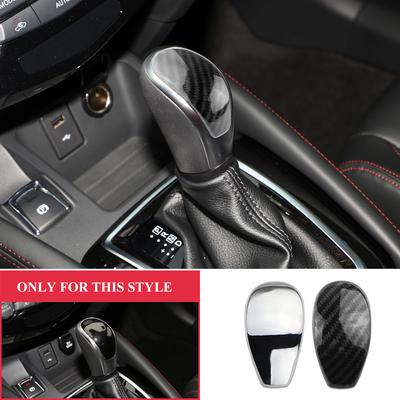 Dekorationsklistermärke för bilväxelspaksknopp för Nissan X-trail T32 Rogue Qashqai J11 Murano AT 2014 - 2020 ABS Handbollsskydd Tillbehör