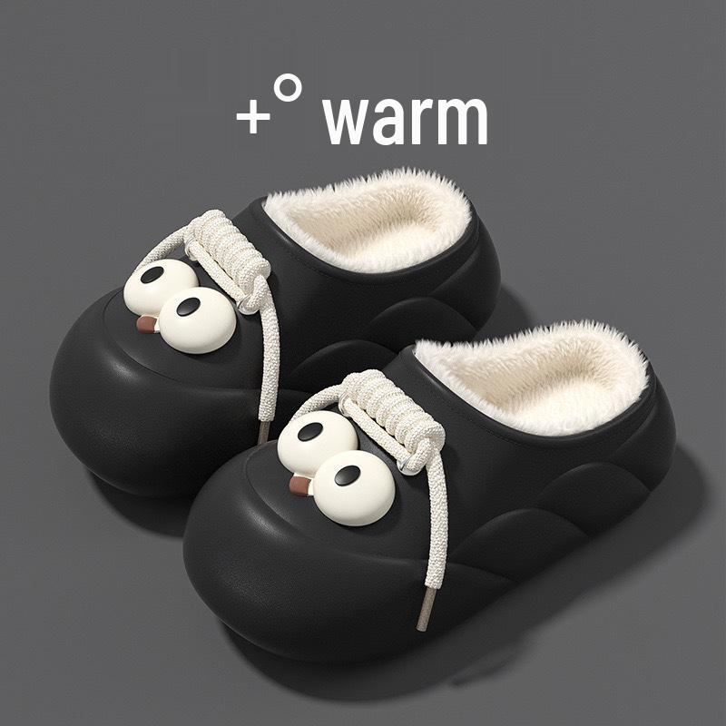 

Women s Waterproof Plush Slippers: Cozy Cotton With Thick Soles for Indoor Use (Autumn/Winter 2025) 38-39