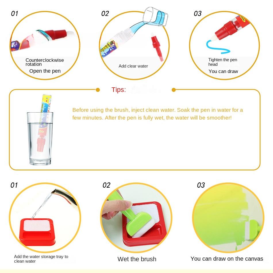 120 * 90 Детский цветной водный холст для дошкольного образования — фото 7