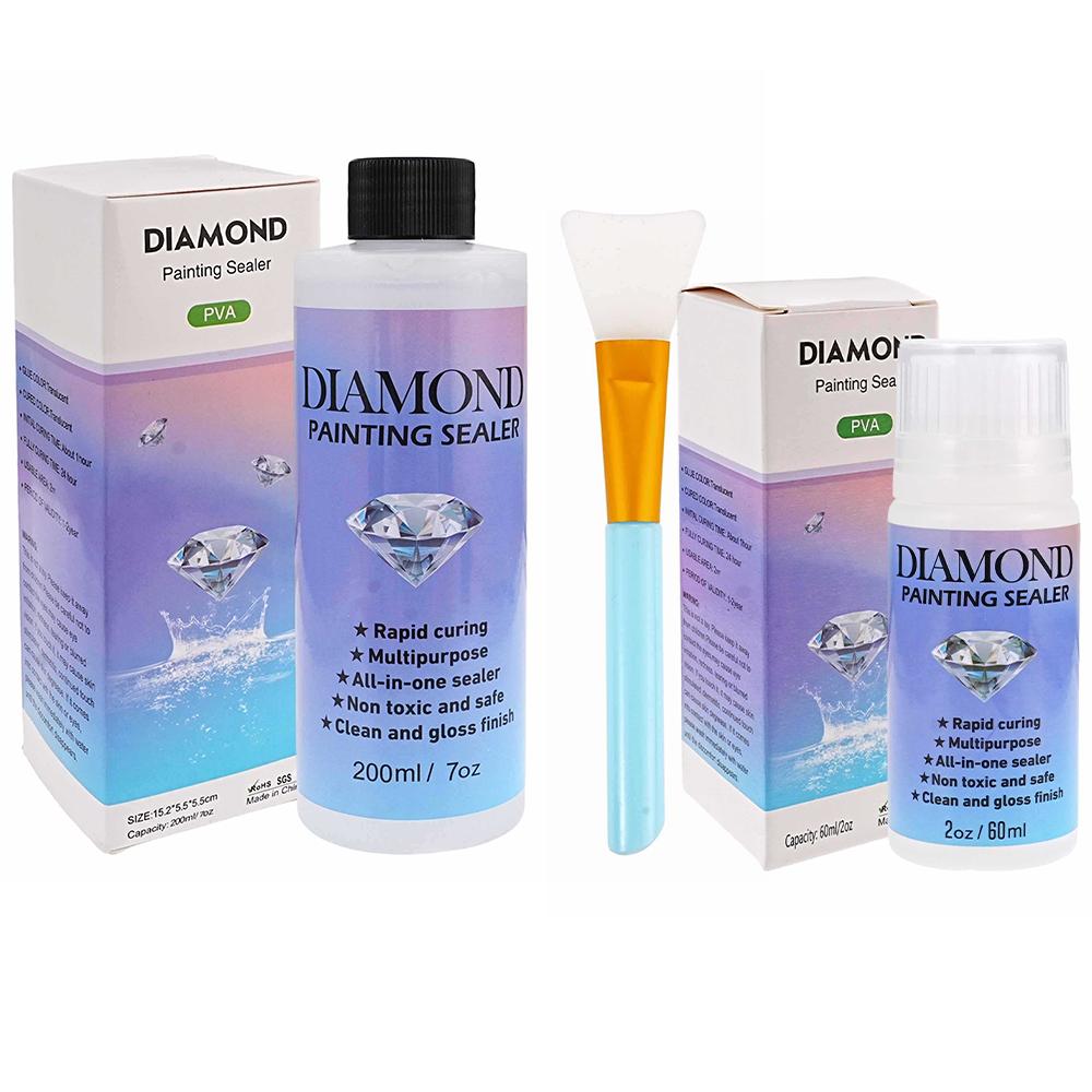 60ML/120ML/200ML Diamond Painting Sealer DIY Conserver Puzzle Glue Diamond Painting Accessories and Tools