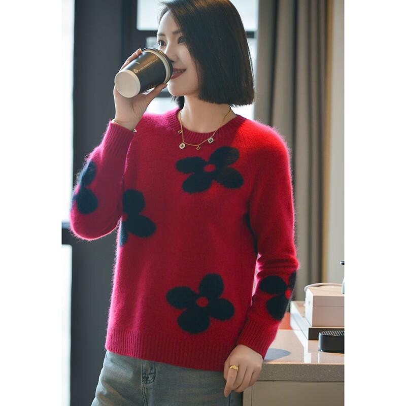Fanzhen Women's 100% Wool Pullover Sweater