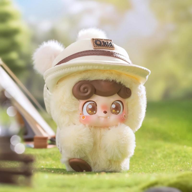 Genuine Q.Kid Outdoor Activities Series Blind Box Cute Figurine Doll Collect Desktop Ornament Trend Kids Girl Gift