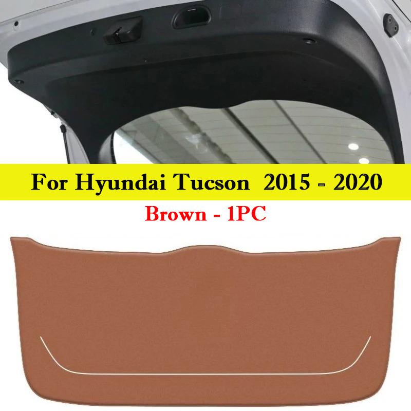 For Hyundai Tucson L Custo Car Trunk Door Anti Kick Pad Tailgate Protection Mat Cushion Cargo Liner Interior Decor Accessories