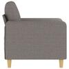 Vidaxl Armchair, Taupe, 60 Cm, Upholstered In Fabric