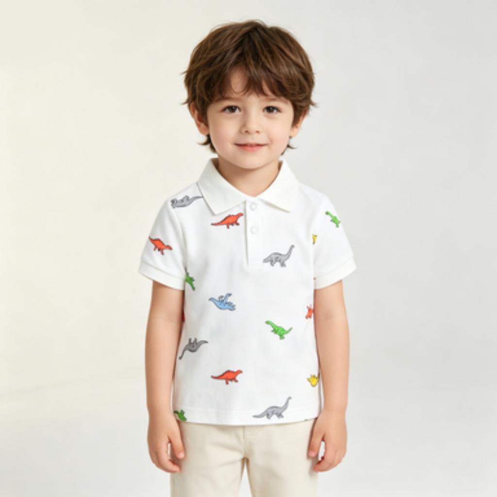 Boys' Short Sleeve T-Shirt Summer Casual Top for Daily Wear