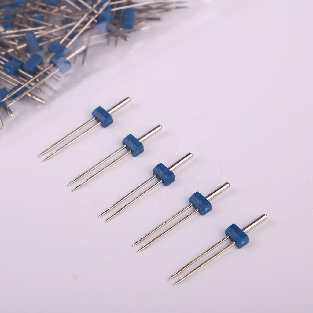 RTS 100Pcs/Bag for Sewing Machine Accessories 2mm Double Sewing Machine Needles