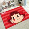 Cartoon Carpet Mat Rug - Milky Character Print Home Decoration for Kids Room Living Room Red Black Design Rugs for Bedroom