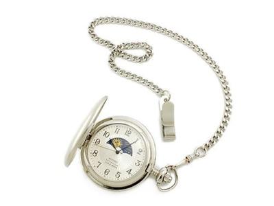 MONTRES Pocket Watch Satin Arabic Numerals Silver MC-900-WA [item]