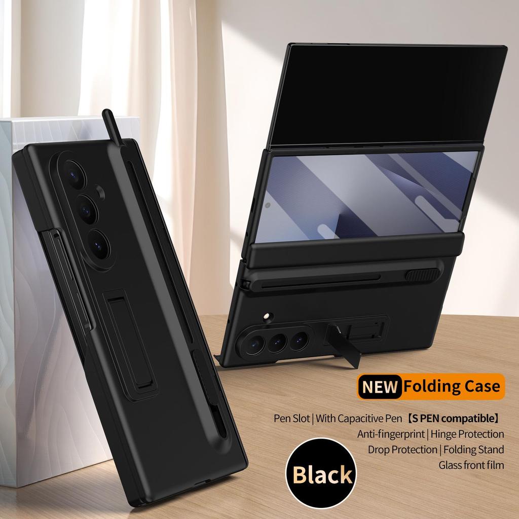Samsung Galaxy Z TriFold Phone Case with Stylus Holder - Full Hinge Coverage