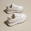 Fashion CRLAYDK Chunky Sneaker for Women Platform Tennis Fashion White Dad Shoes Mesh Breathable Casual Lace Up Walking Sport Trainers