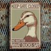 Vintage Metal Duck Sign 20x30cm Waterproof Wall Plaque Home Garden Decor