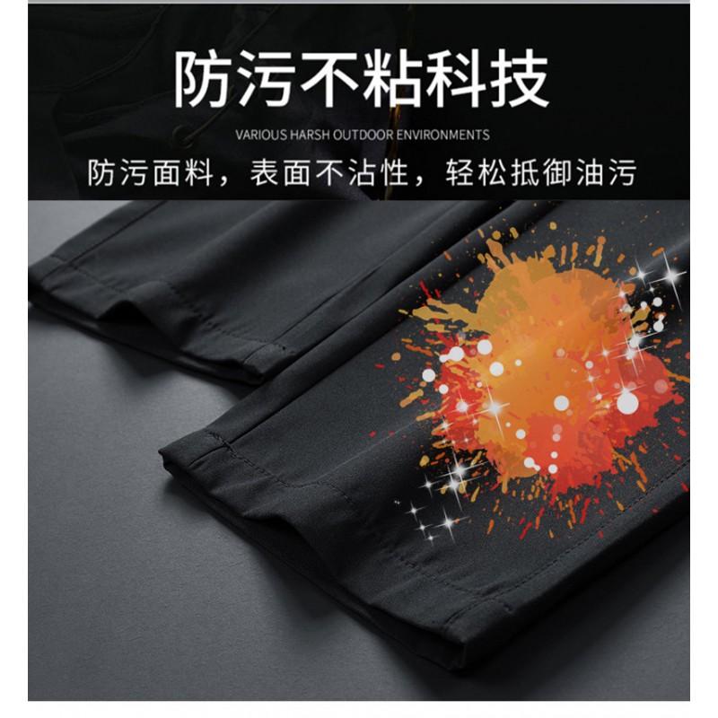 Mens Lightweight Hooded Outdoor Jacket Pants Set Hiking Trekking Fall Casual Sport Wear