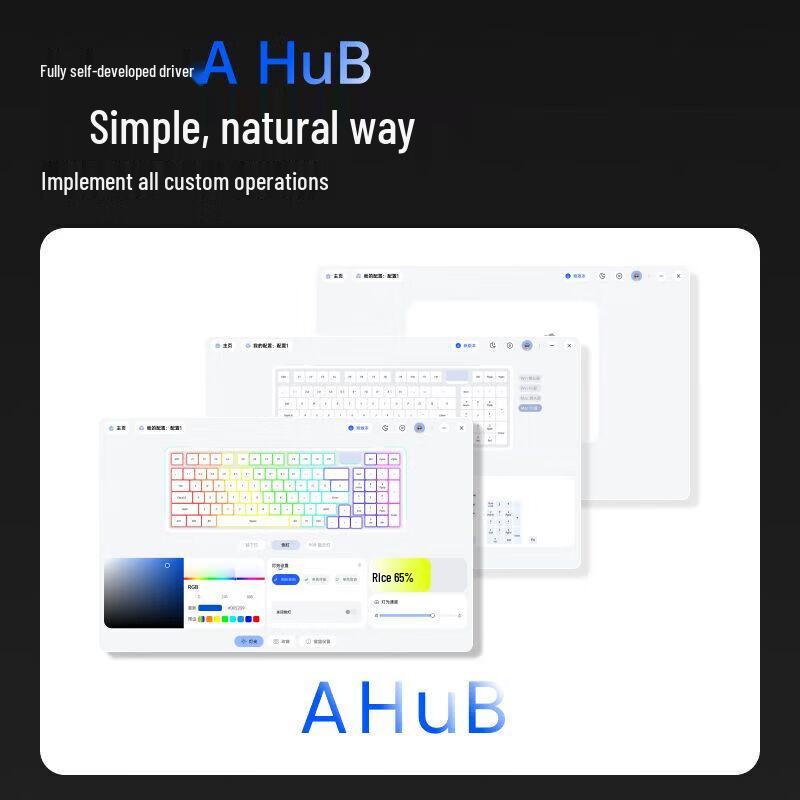 Rapoo V700DIY-98 Three-Mode Gasket Hot-Swappable Mechanical Keyboard