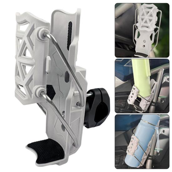 Adaptive Cycling Water Bottle Holder Automatic Clamping 360 Degree Rotatable Bottle