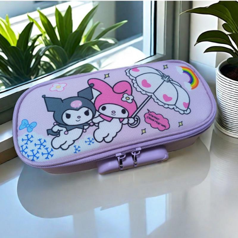 Secure Waterproof Large Capacity Pencil Case with Lock