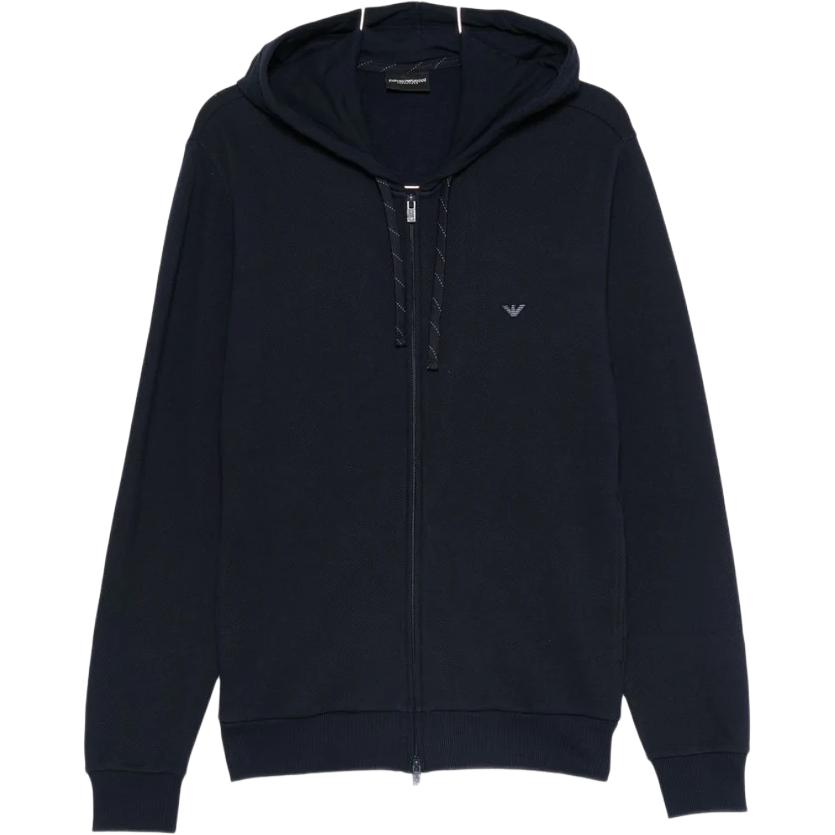 Emporio Armani Solid Color Hooded Zip-Up Sweatshirt Men tops EM000644-AF14982-UB102 XL 14090₽