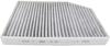 Mahle Activated Carbon Deodorizing Air Conditioner Filter for BMW 3 Series, 4 Series, and other vehicles. Dimensions: 299mm (length) x 212mm (width) x