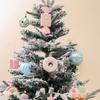 Macaron Christmas Hanging Balls Set Candy Snowflake Xmas Tree Pendants  Party Favors