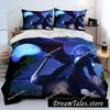 I Got Reincarnated As A Slime Cartoon Poster Sheets Quilt Covers Bedding Dormitory Sheets Bedding Set Soft Warm Bedding Set963