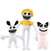 Zoonomaly Peluche Gardien de Zoo Parc Animalier Exceptionnel Poupée en Peluche Courte Personnage de Dessin Animé Autre Coton PP Personnalisé Blanc Jaune 48*7*40cm