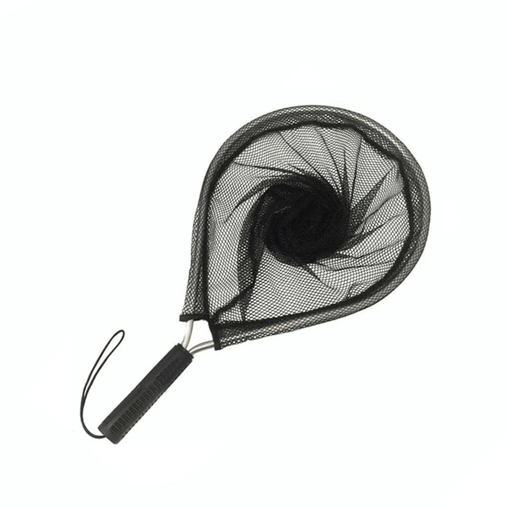Hot Sale Fishing Accessories Fly Fishing Goods Landing Net with Corrosion Resistant Handle Knotless Mesh Gift for Friends Family