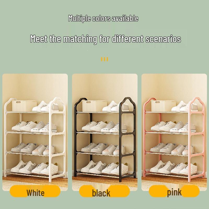 4-Layer Dustproof Shoe Rack for Dorms and Entrances