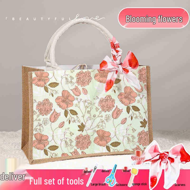 Spring Festival Kids' DIY Decoupage Linen Tote Kit