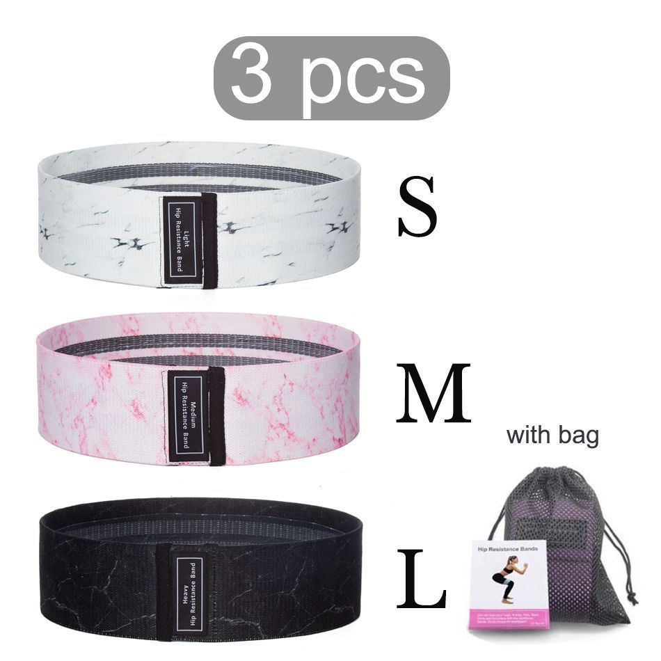 Exercise Workout Bands for Women and Men, 3 Set of Stretch Bands for Booty Legs for Yoga Starter, Pilates Flexbands