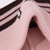 Kids Knitted Headband Wide Edge Elastic Ear Protection Warm Striped Contrast Design Ponytail Opening Headband