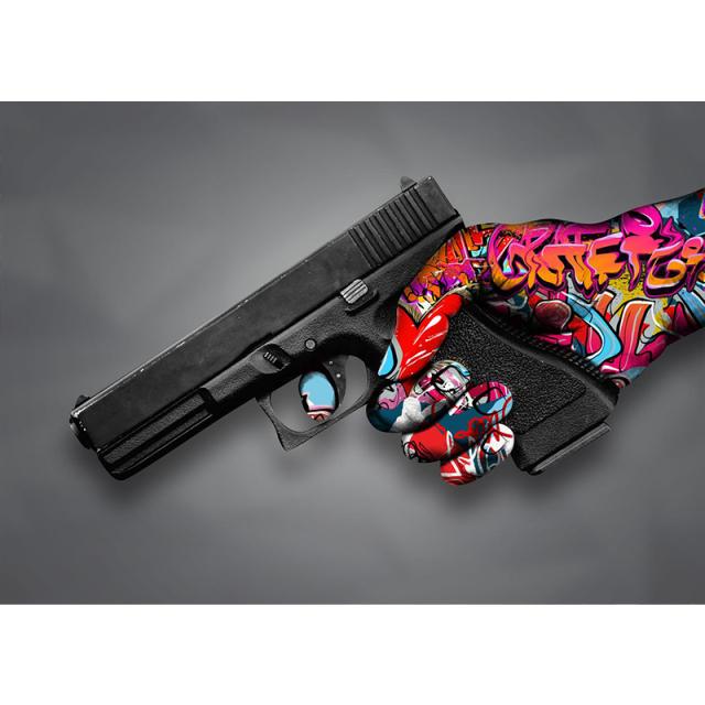 Graffiti Art Victory Cheer Encouraging Gestures Canvas Painting Modern Poster Print Wall Art Picture for Home Decoration