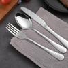 Stainless Steel Western Tableware Household Eating Spoon Hotel Thickened Steak Knife and Fork Western Dessert Coffee Spoon