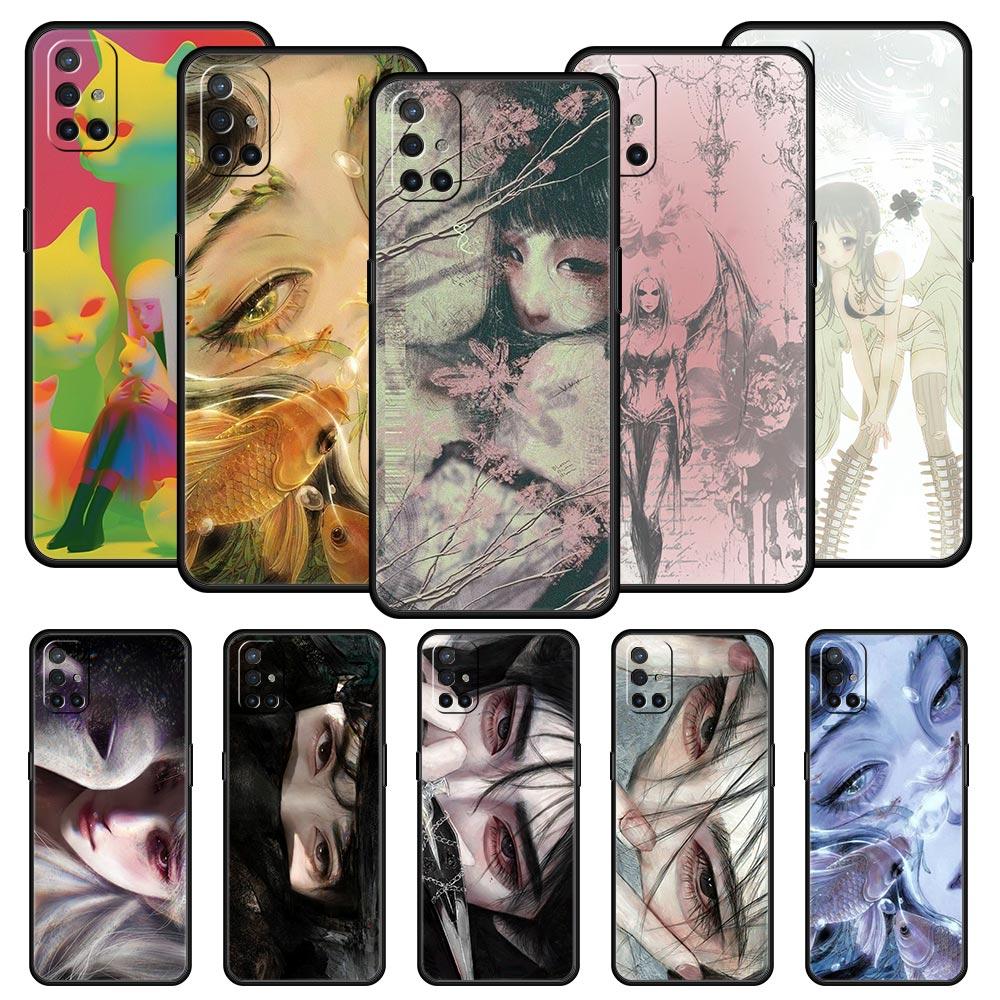 Phone Case For Oneplus 13R 12R 10R 13 12 11 10T Nord N100 N10 Z N30 CE 3 2 2T Pro Lite 5G Soft TPU Cover Cartoon Girl Fundas Bag