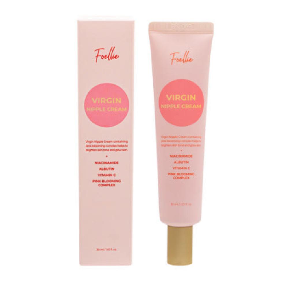 Крем для сосков Foellie Virgin 30 мл 1+1 | Осветляющий уход за телом с эффектом выравнивания тона