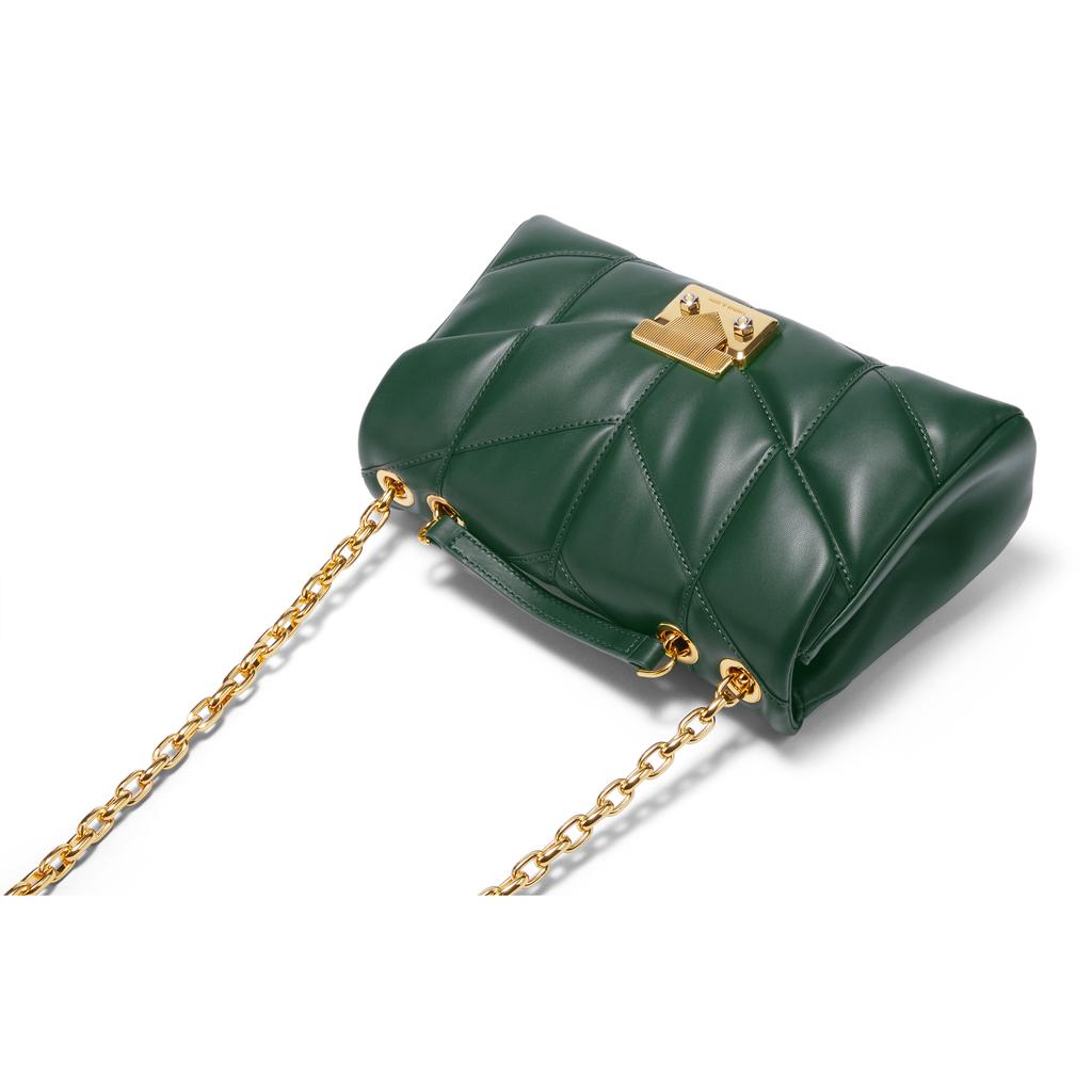 New CHARLES&KEITH Wedding Collection PU Shoulder Bag Small Square Bag Shoulder Bag Medium Size Women's Multicolor CK2-20671469