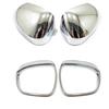 For Nissan Qashqai J12   ABS Carbon Fiber Side Door Rearview Mirror Cover rear view  rain eyebrow Trims Accessories