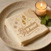 20-100 Stück Ramadan Mubarak Papier Servietten Gold Mond Laterne Einweg Party Servietten 2026 Muslimisch Islamisch Eid Heim Tischdekoration