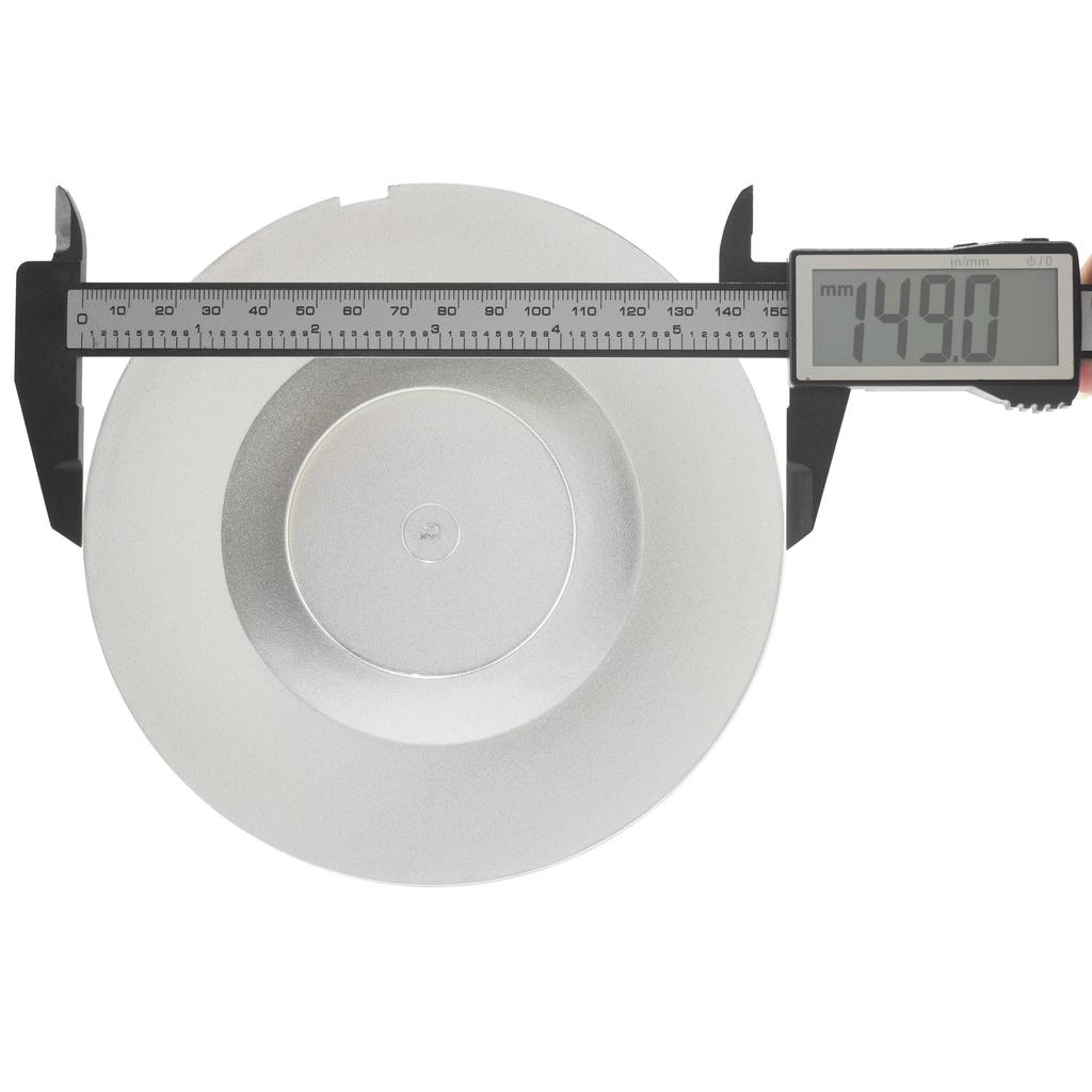 Rhinotuning 149mm/144.5mm Wheel Center Caps, Silver, 4-Piece Hub Cap Replacement, DIY Hub Caps