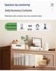 Floor-Standing Bookshelf for Students and Children - Compact Storage Cabinet for Small Apartment Living Rooms