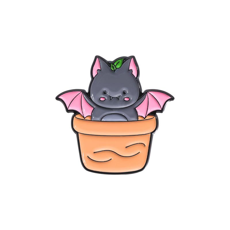 

Stylish Character Cartoon Brooch Cute Cat Bunny Frog Dog Design Trendy Fashion Accessory QHXZ688