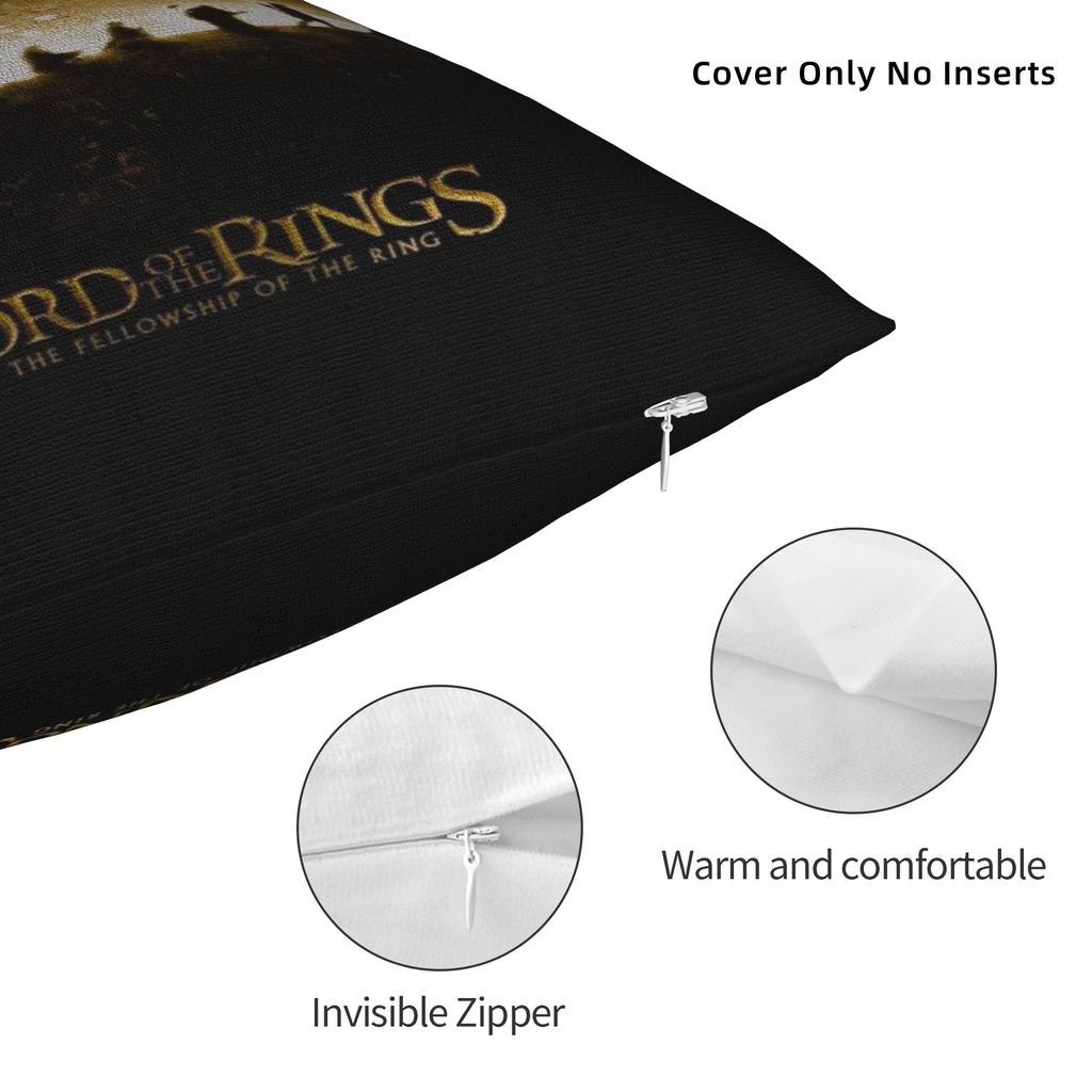 Lord Ring Printing Pillowcase Cushion Cover Throw Pillow Cover New Style Bed Decorations Square Multi-Size