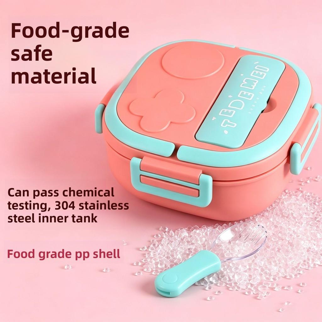 Childrens Food Storage Box With Sealed Lid For School Lunches And Portable Use