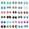 50pcs Crystal Doll Eyes Accessories Multistyles Simulation Glass Eye Patches