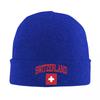 Coat Of Arms Of Switzerland Flag Warm Knitted Cap Winter Knit Bonnet Hat Skullies Beanies Hip Hop Caps for Unisex