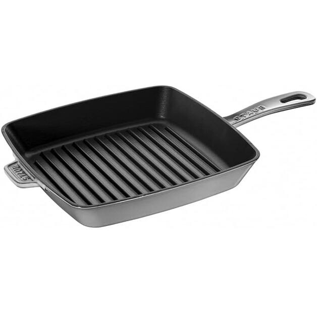 

Сковорода Zwilling Staub американская для гриля квадратная 26x26 см серая (40510-431-0)