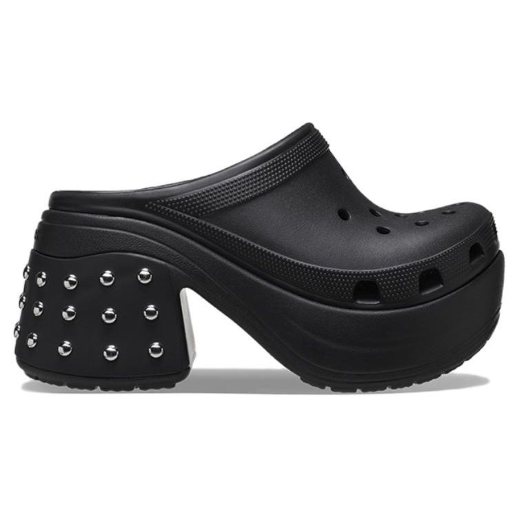 Crocs EVA Mermaid Studded Clogs Unisex Clogs Black 209017