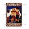 Artisian Ride Horse Metal Poster Cowgirl Cowboy Tin Plate Horse Racing Decorative Sign Wall Decor Garage Bar Pub Club Hotel Cafe