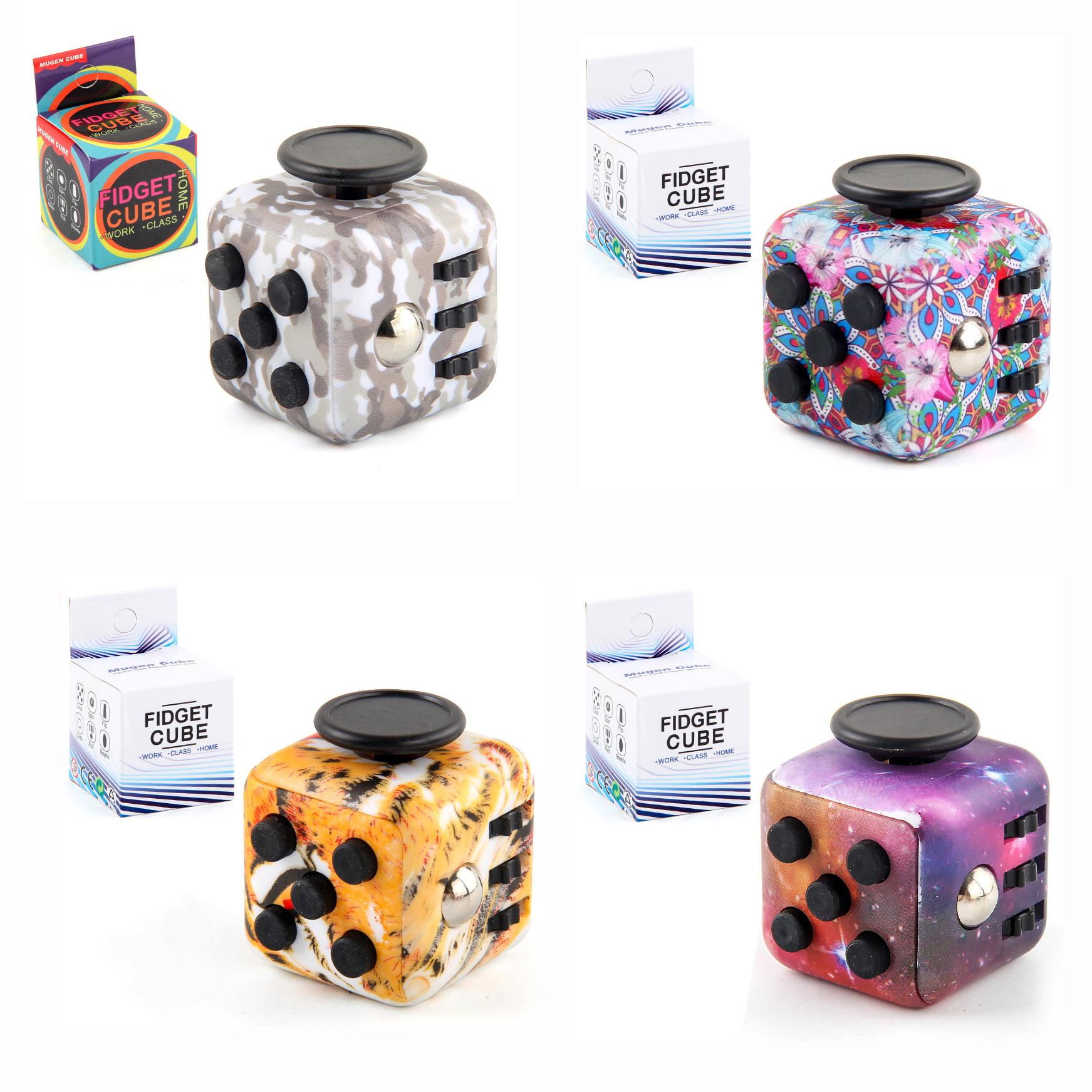 4 iepakojumā Fidget Cube Fidget Rotaļlieta