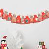 Advent Calendar Burlap Bag Set 24X Christmas Countdown Burlap Bags Reusable Christmas Celebration Ornaments Door Wall Seasonal