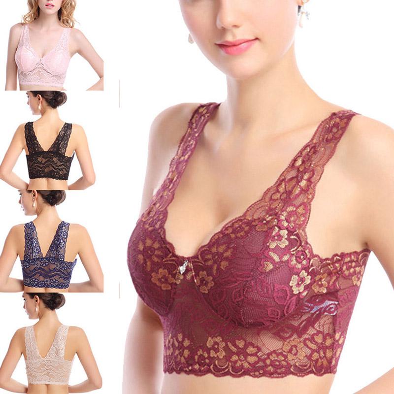 

Женский жилет без проволоки дышащий кружевной бюстгальтер экстра эластичный с полным покрытием ультратонкий воздухопроницаемый